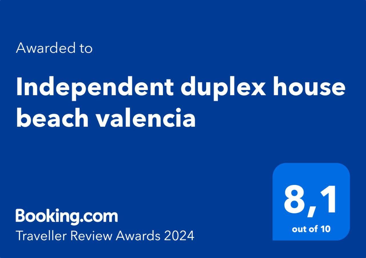 Appartement Independent Duplex House Beach Valence Extérieur photo